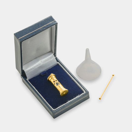 Paw Print Memory Pendant Capsule, Gold-Plated Sterling Silver