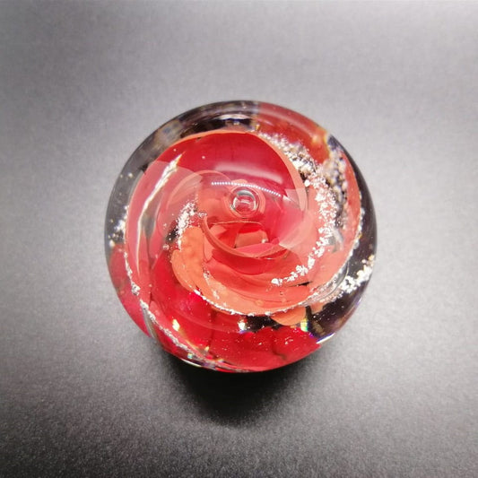 Ashes in Rose Memorial Paperweight