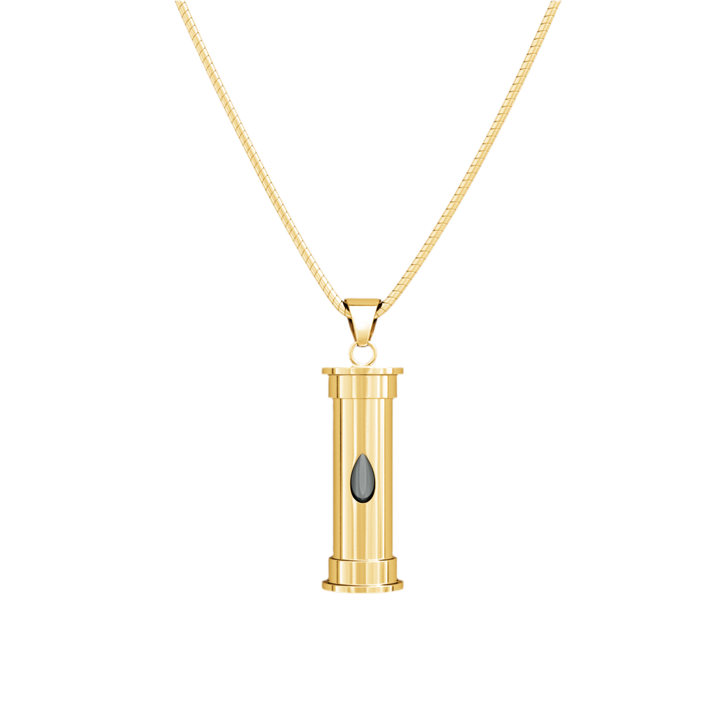 9ct Gold Plated Teardop Memorial Necklace