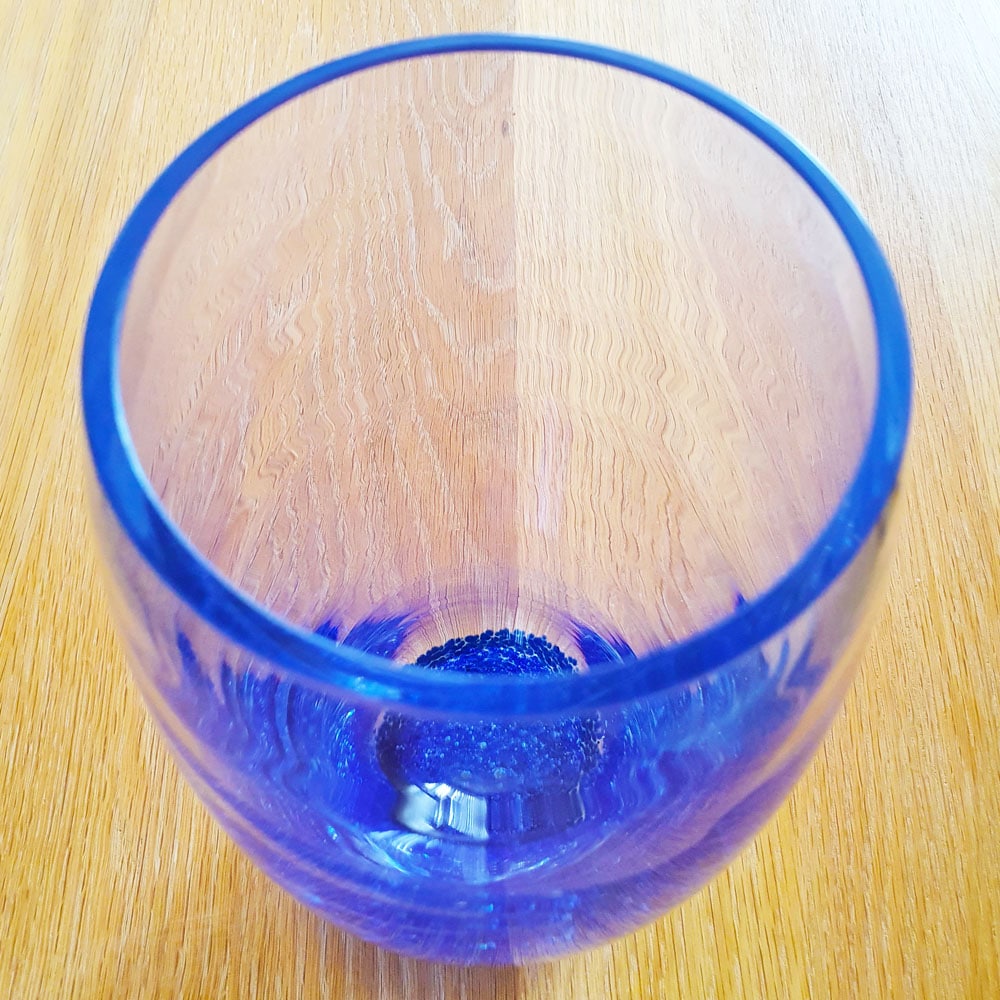 Ashes Infused Crystal Glass Tranquillity Vase