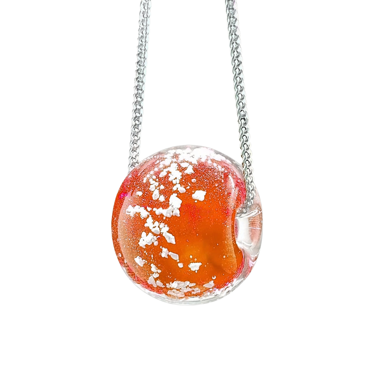 Ashes Memorial Glass Bead Necklace