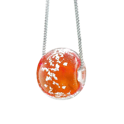 Ashes Memorial Glass Bead Necklace