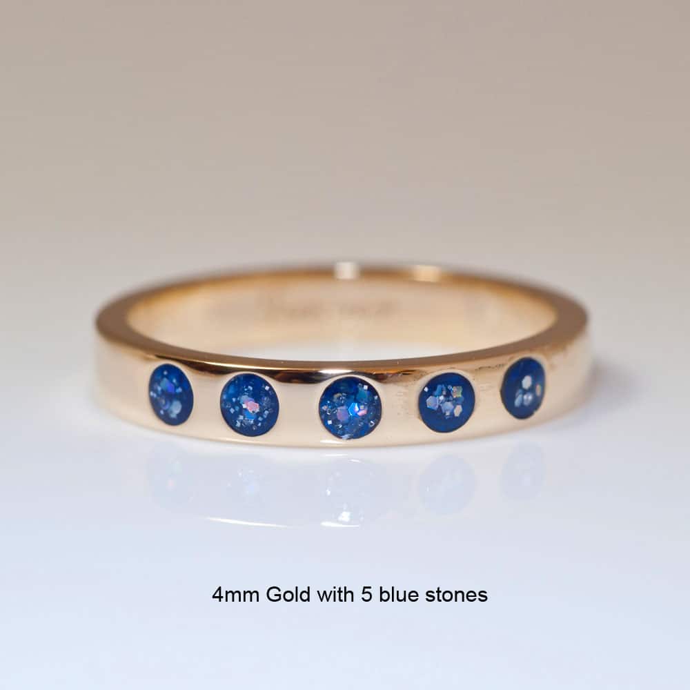 Crystallure Band Memorial Ring