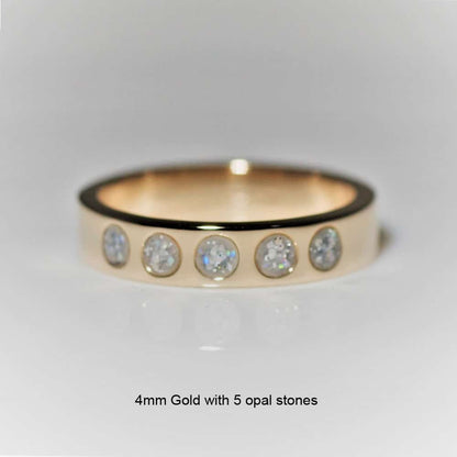 Crystallure Band Memorial Ring
