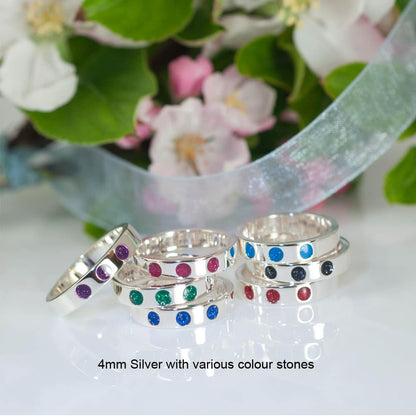 Crystallure Band Memorial Ring