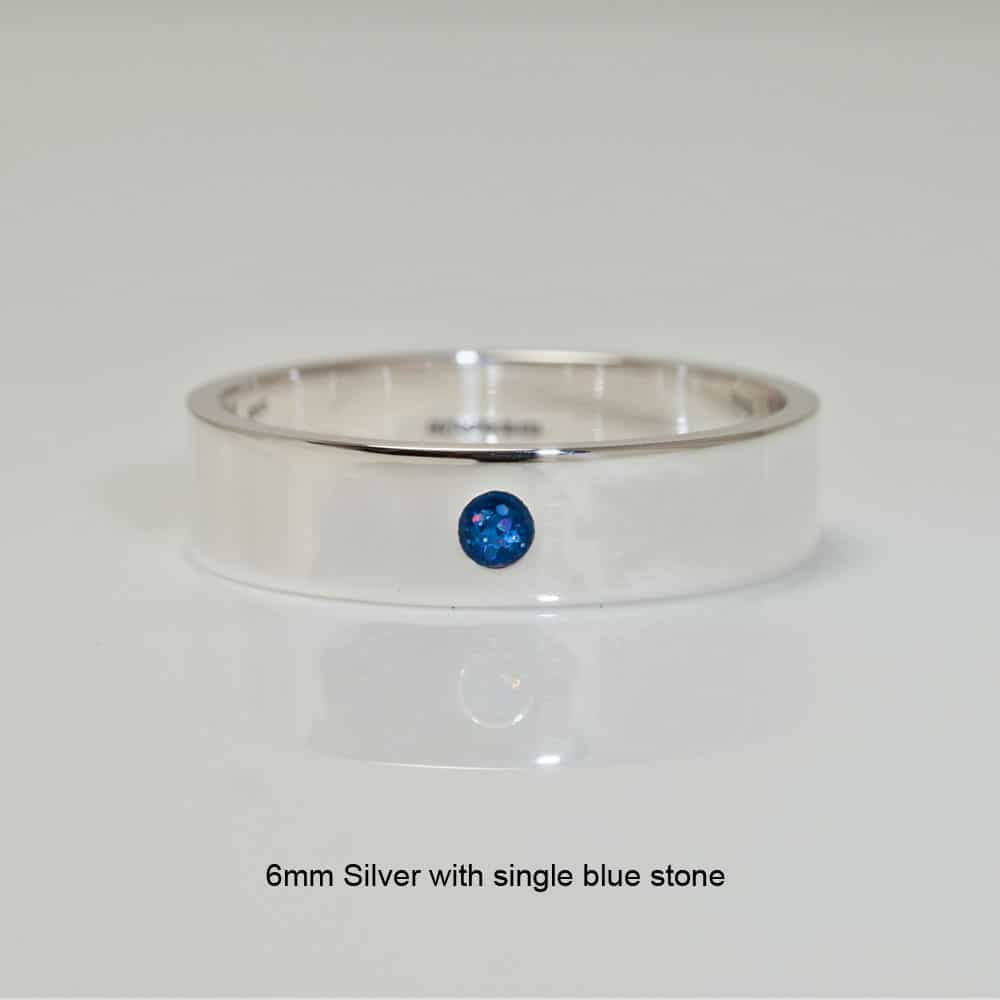 Crystallure Band Memorial Ring