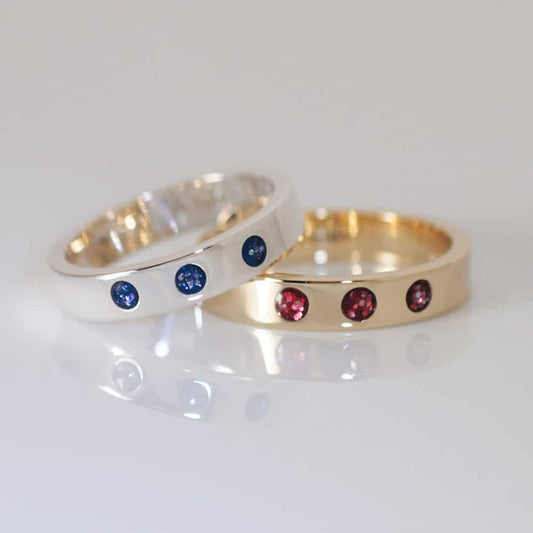 Crystallure Band Memorial Ring