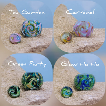 Ashes Memorial Glass Bead Necklace