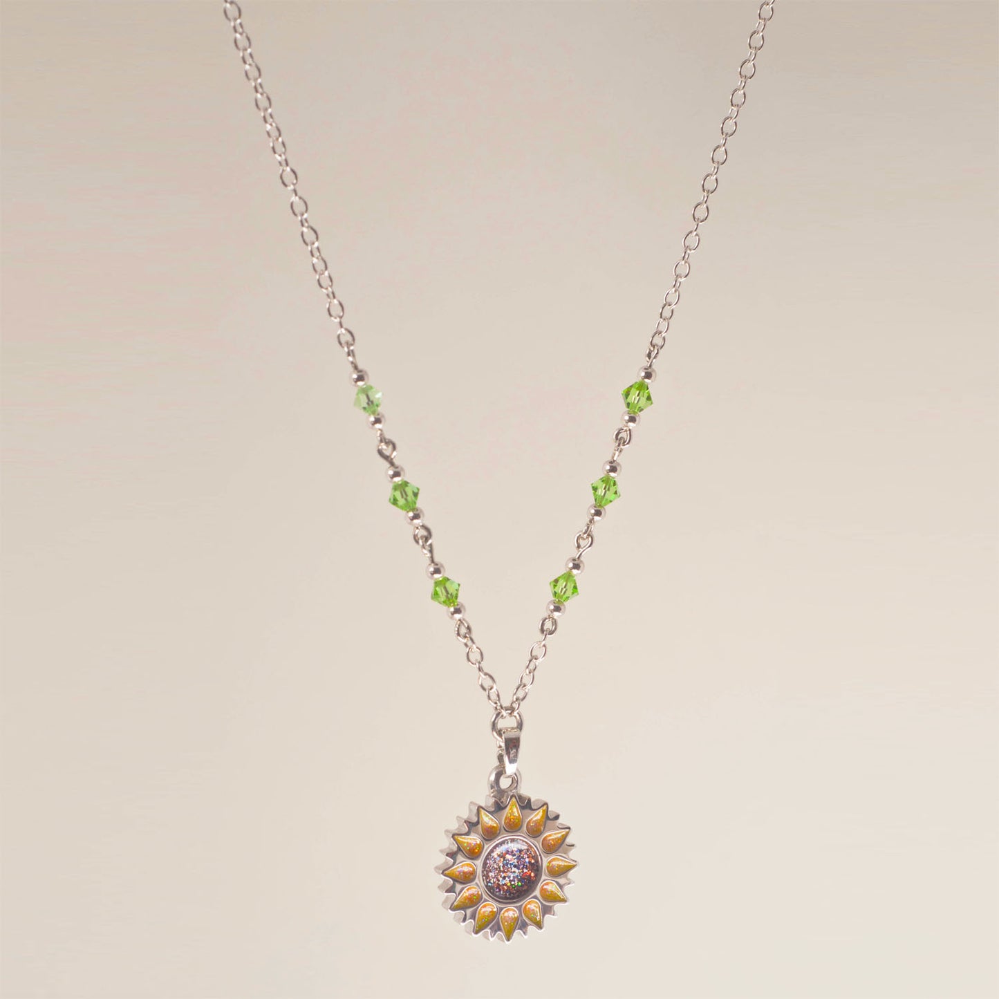 Comforting Sunflower Pendant