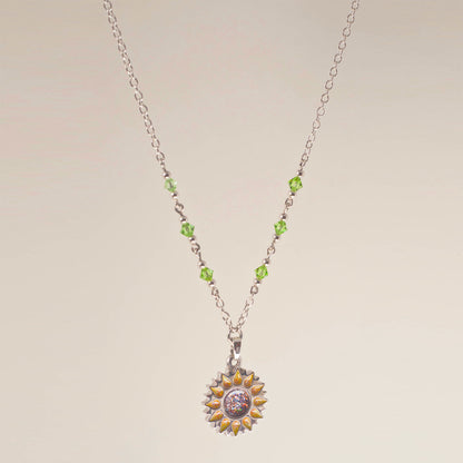 Comforting Sunflower Pendant