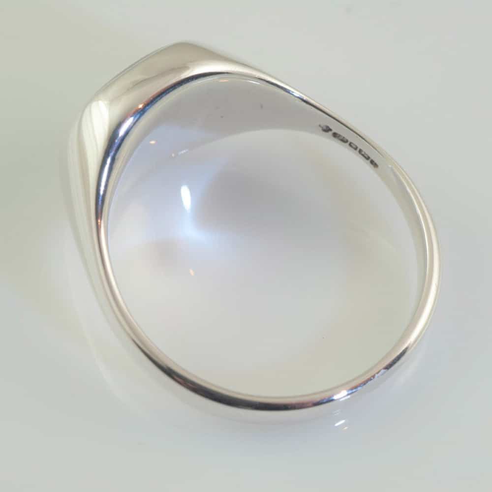 Crystallure Signet Ring - Silver