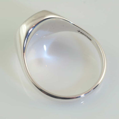 Crystallure Signet Ring - Silver