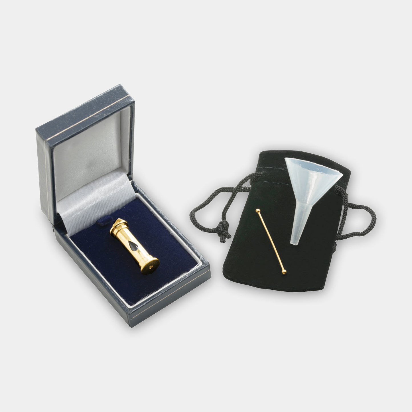 Droplet Pendant Memory Capsule, Gold-Plated Sterling Silver