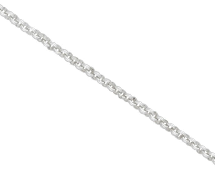 Crystal Glass Teardrop Memorial Silver Pendant