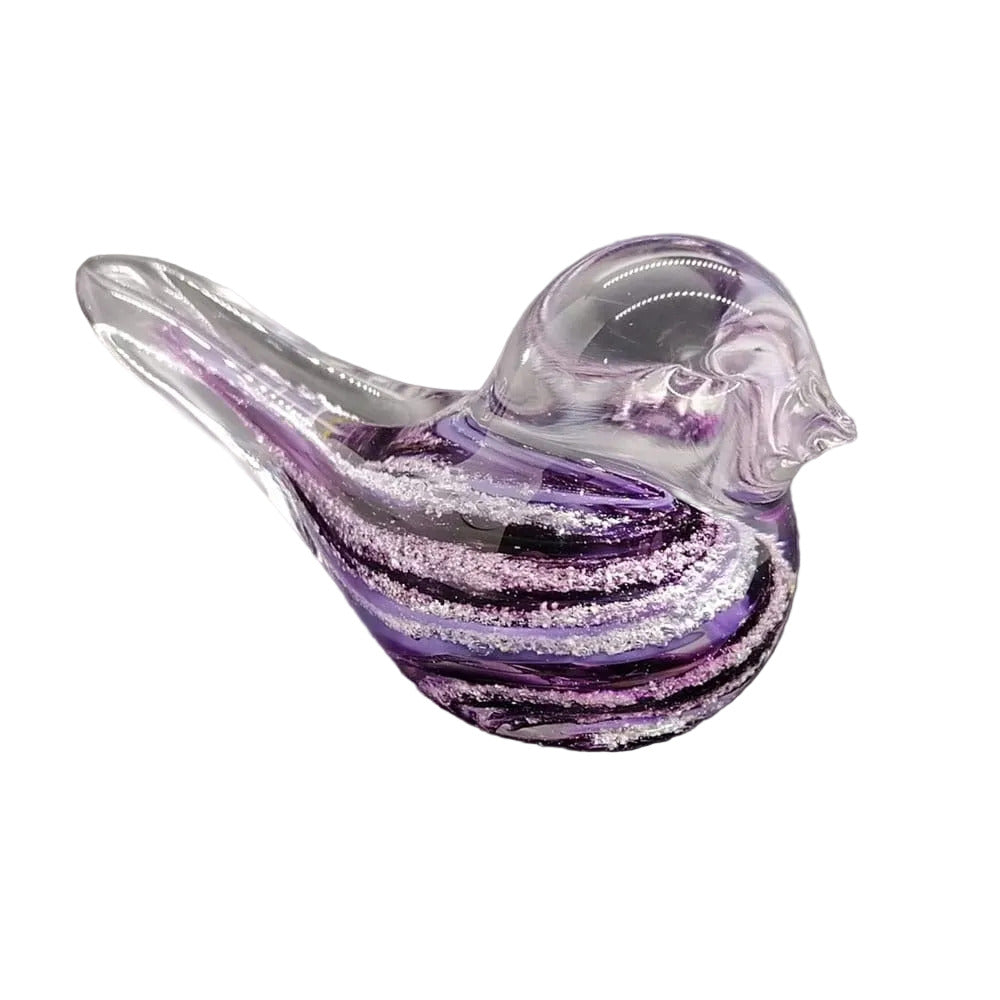 Ashes in Bird Memorial Paperweight