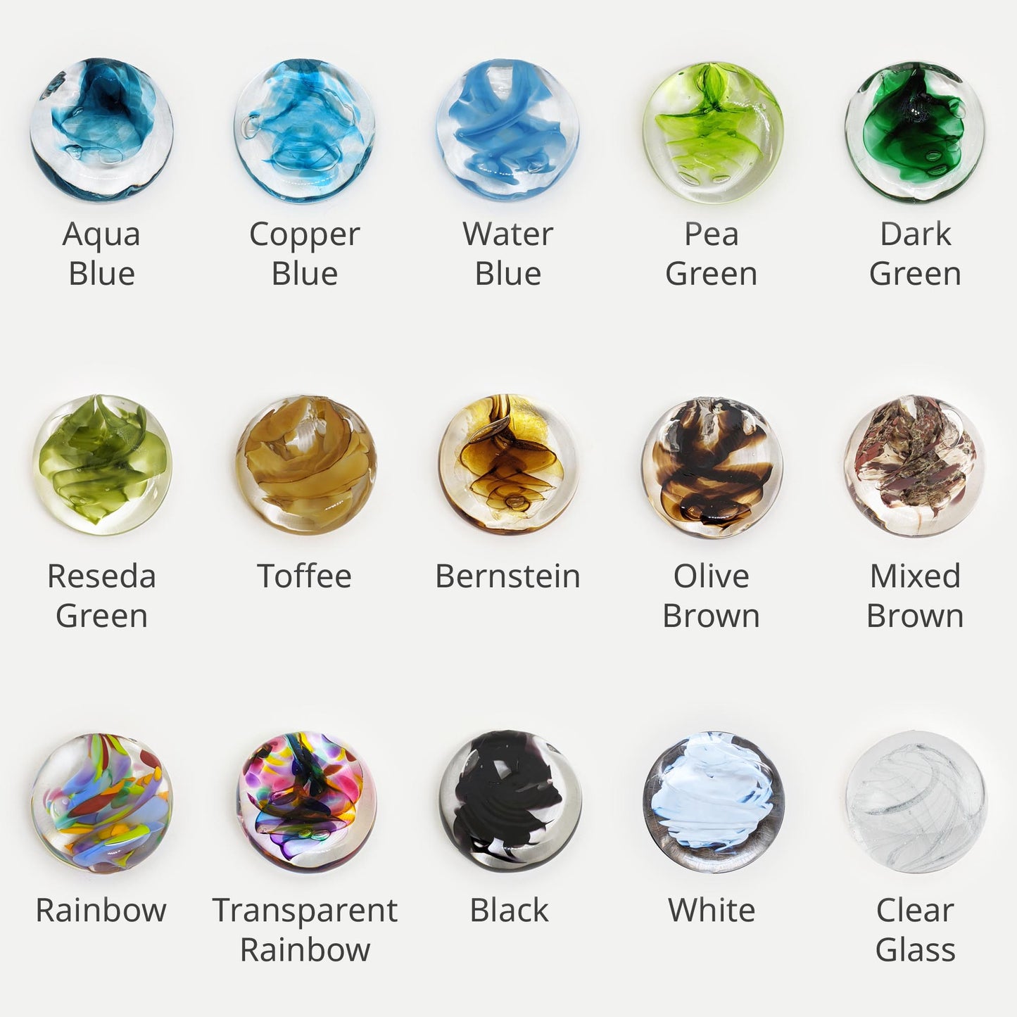 Memorial Glass Comfort Stone Keepsake for Ashes