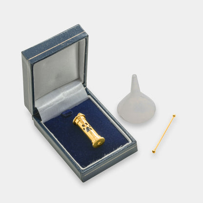 Paw Print Memory Pendant Capsule, Gold-Plated Sterling Silver