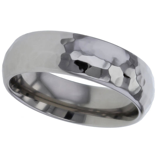Vintage Style Titanium Memorial Ring