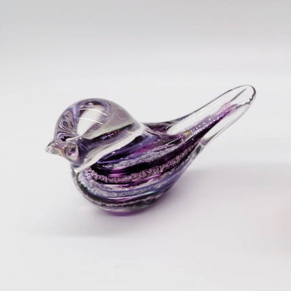 Ashes in Bird Memorial Paperweight