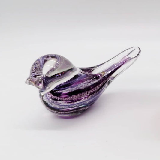 Ashes in Bird Memorial Paperweight