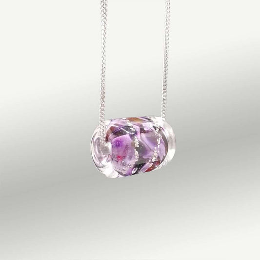 Memorial Glass Bar Necklace for Ashes