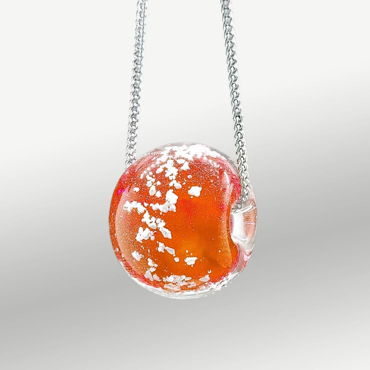 Ashes Memorial Glass Bead Necklace