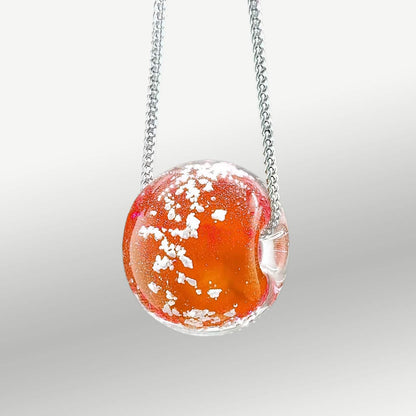 Ashes Memorial Glass Bead Necklace