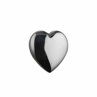 Silver Handmade Plain Heart Memorial Locket. 30x28mm