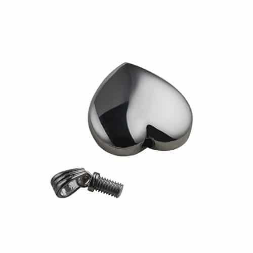 Silver Handmade Plain Heart Memorial Locket. 30x28mm