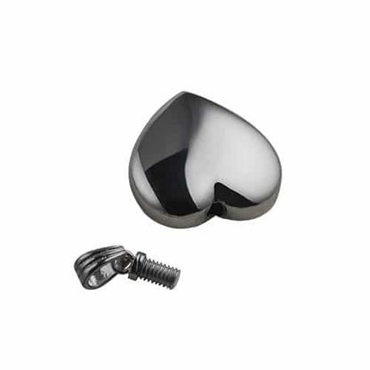 Silver Handmade Plain Heart Memorial Locket. 30x28mm