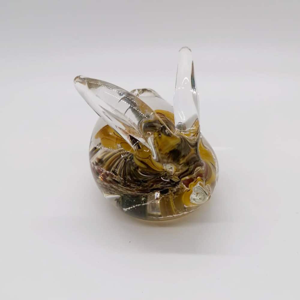 Ashes in Rabbit Memorial Paperweight