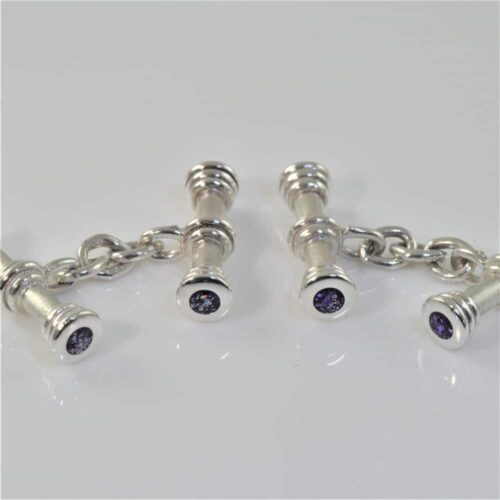 Silver Treasury Tag Cufflinks