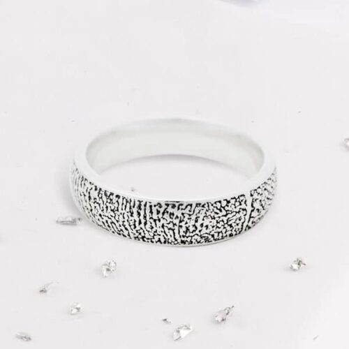 Fingerprint Court Ring