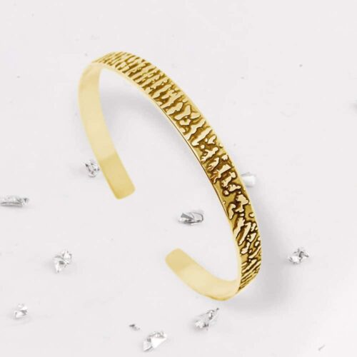 Fingerprint Torque Bangle