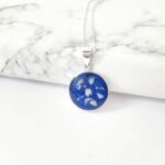 Round Memorial Locket for Ashes or Hair
