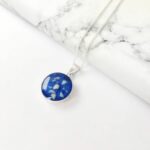 Round Memorial Locket for Ashes or Hair