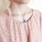 Celtic Round Memorial Cremation Ashes Necklace