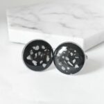 Gents Cremation Ashes Cufflinks, Stainless Steel