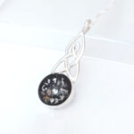 Celtic Round Memorial Cremation Ashes Necklace