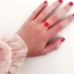 Love Heart Memorial Ashes Ring, Cremation Ring