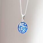 Classic Oval Cremation Ashes Memorial Necklace