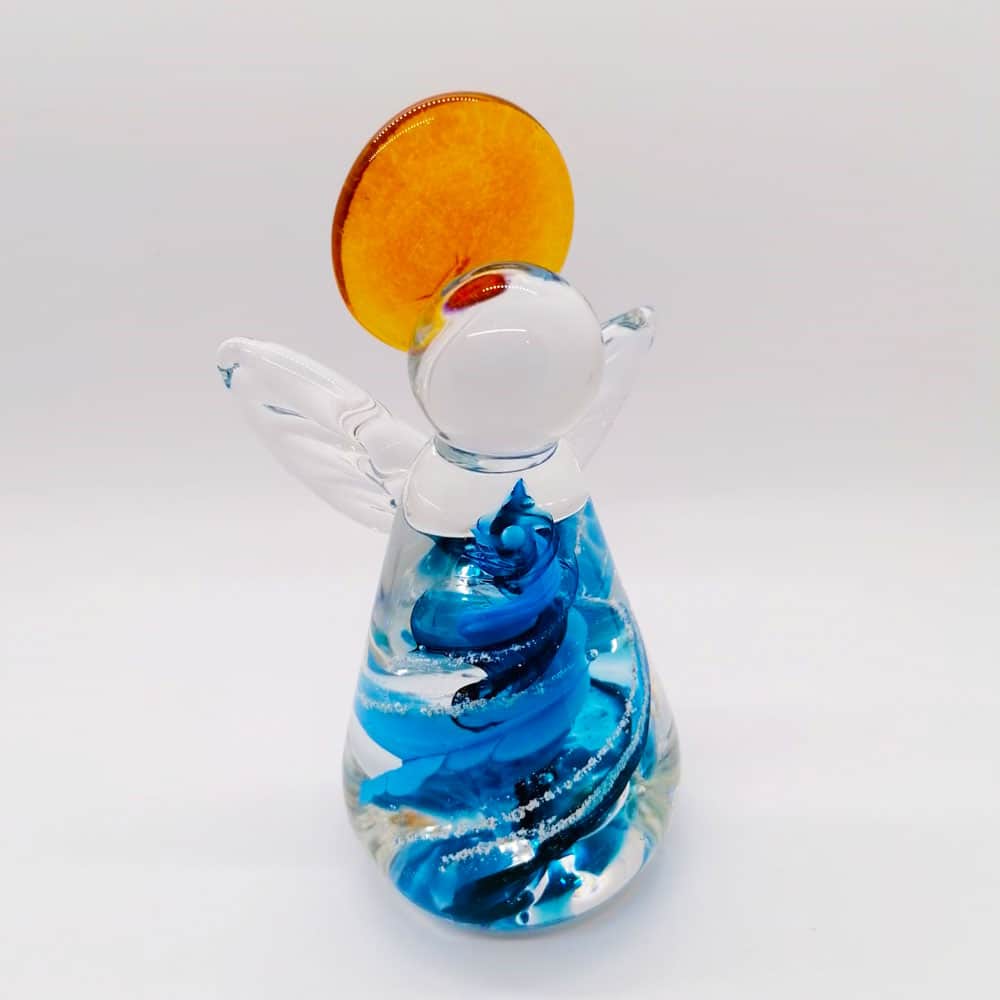 Ashes in Angel Memorial Paperweight