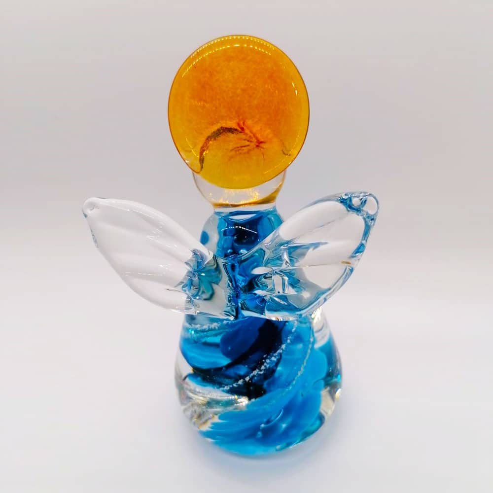 Ashes in Angel Memorial Paperweight