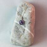 Filigree Sterling Silver Ashes Glass Pendant