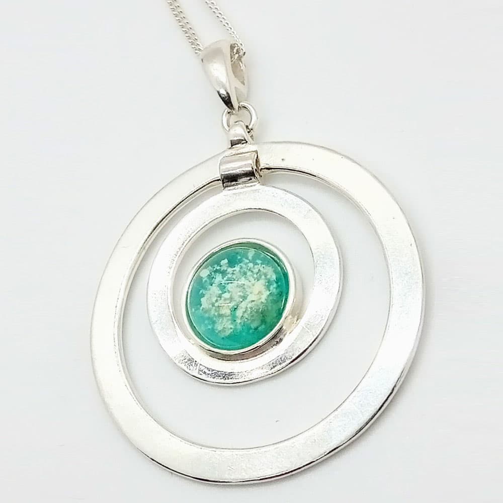 Circle necklace by Footprints & Whispers