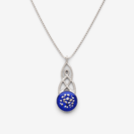 Celtic Round Memorial Cremation Ashes Necklace