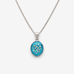 Classic Oval Cremation Ashes Memorial Necklace