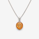 Classic Oval Cremation Ashes Memorial Necklace