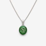 Classic Oval Cremation Ashes Memorial Necklace