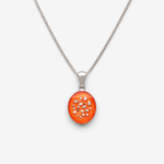Classic Oval Cremation Ashes Memorial Necklace